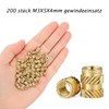 Pack of 200 Thread Insert, 1 Tweezers, M3 x 5