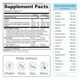 Ancient Nutrition Ancient Nutrition Advanced Collagen Powder Protein Detox with Probiotics and Vitamin C, Unflavored, Hydrolyzed Collagen Peptides Supports Healthy Detoxification and Gut Support, 36 Servings