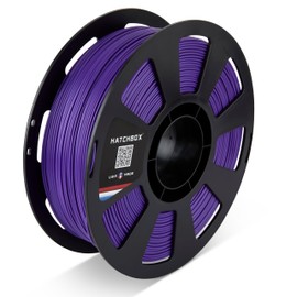 HATCHBOX PLA MAX V2 Midnight Purple 3D Printer Filament Made in The USA, 1.75mm Diameter 1 KG Spool, Premium USA Made 3D Printing Filament