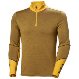 Helly-Hansen LIFA Merino Midweight Half-Zip Base Layer for Men - Performance Wicking Interior, 787 Lynx - Small