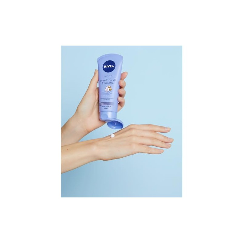 NIVEA Hand Cream Smooth Hands and Nail Protection 100 ml