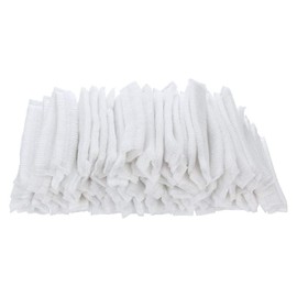Premium Mob Caps, 60Pcs Disposable Hair Nets White Hair Net Non Woven Surgical Caps Hair Net with Double Elasti For Cooking Hair Nets (White)