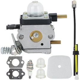 Loiezuir C1U-K54A Carburetor Replacement for Mantis Tiller 7225 7222M 7222 7222E 7210 7924 7920 7228 7230 7234 7921 7240 7925 Cultivator C1U-K82 Rebuild Kit