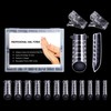 BNG Dual Forms System Flat Square Full Cover Poly Nail