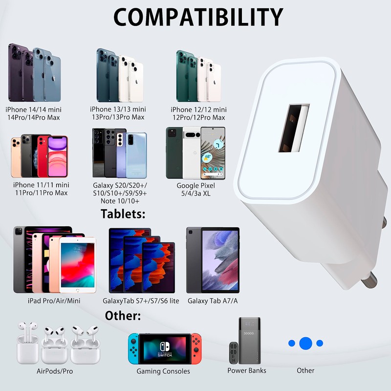 MyGadget Universal USB Charger Adapter (5V / 1A)