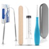 Tonsil Stone Remover Kit with Metal Case, Syringe and Tongue