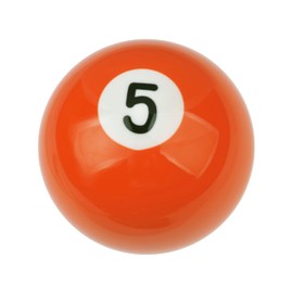 Mavota perilla universal para palanca de cambios de billar, para coche, SUV, autobús, camión (naranja 5)