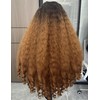 PREMPO Afro Wig V Part Kinky Curly Wigs for Black