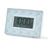 Francfranc Avisco Radio Digital Clock, Blue, Table Clock, Sparkle, Compact,