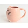 Mino ware Japanese Pottery Mug Cup Cat Shape made in