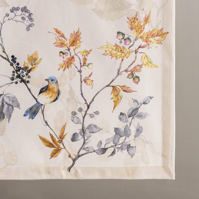 Maison d'Hermine Thanksgiving / Christmas Table Runner, 100% Cotton, 50