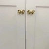 UniDes 4 Pack Gold Brass Knobs for Dresser,Drawers and Cabinet,