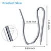 VRSS Drapery Hooks Pins for Curtains, 1.2 Inch Stainless Steel