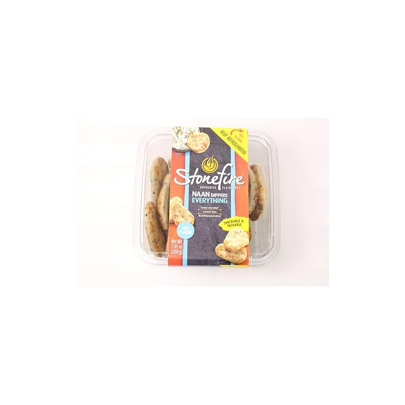 Generic Stonefire Everything Flavored Naan Dippers, 7.05 oz, 12 Pack