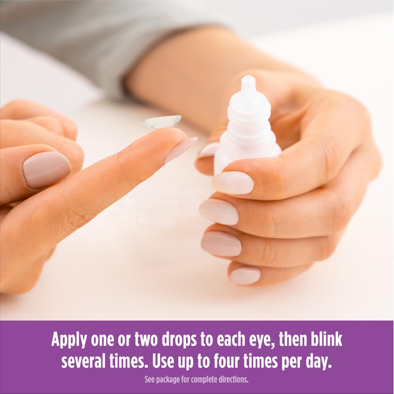 Blink-N-Clean Contact Lens Drop, Rewetting Drops for Soft & RGP
