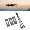 3pcs RC Plane Lithium Battery With 3 In 1 Charging