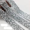 3 Rolls Self Adhesive Rhinestone Ribbon Stickers Rhinestone Strips Diamond