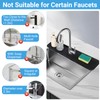 AIZOE Sink Splash Guard, Silicone Faucet Mat for Kitchen Sink,