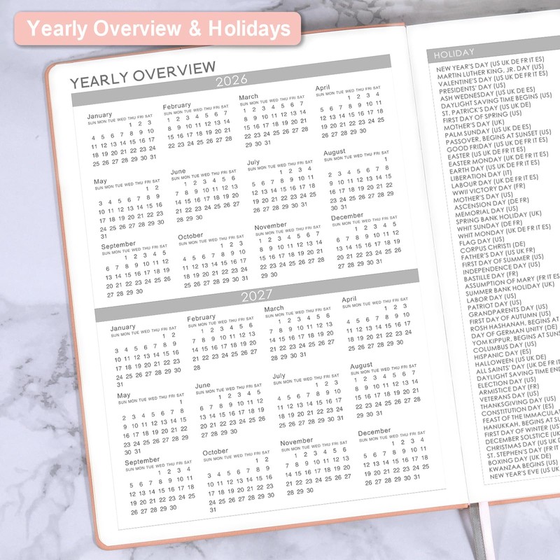 2026 Planner - JAN 2026 - DEC 2026, Planners 2026,