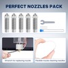 ELEGOO 5pcs Harden Steel Nozzles for Neptune 4 Plus/Max, Wear-Resistant
