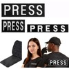 3Pcs Press Patch Set Embroidered Patches for Press Vest Photographer
