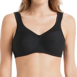 Anita Women's 5427 Topcomfort Bra Everyday, Black, 42F