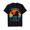 Poodle for women design poodle lover dog owner T-Shirt