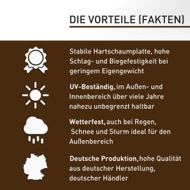 German-Language Workshop Sign as a Christmas Gift for Dad, Gift Ideas for Father’s Day or Birthdays, 30 x 20 cm, Plastic “Meine Werkstatt, Meine Regeln” Sign