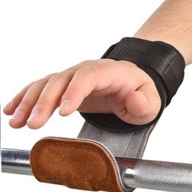 IEADEN Auto-Rebound Lifiting Straps Gym, Large Size, Brown