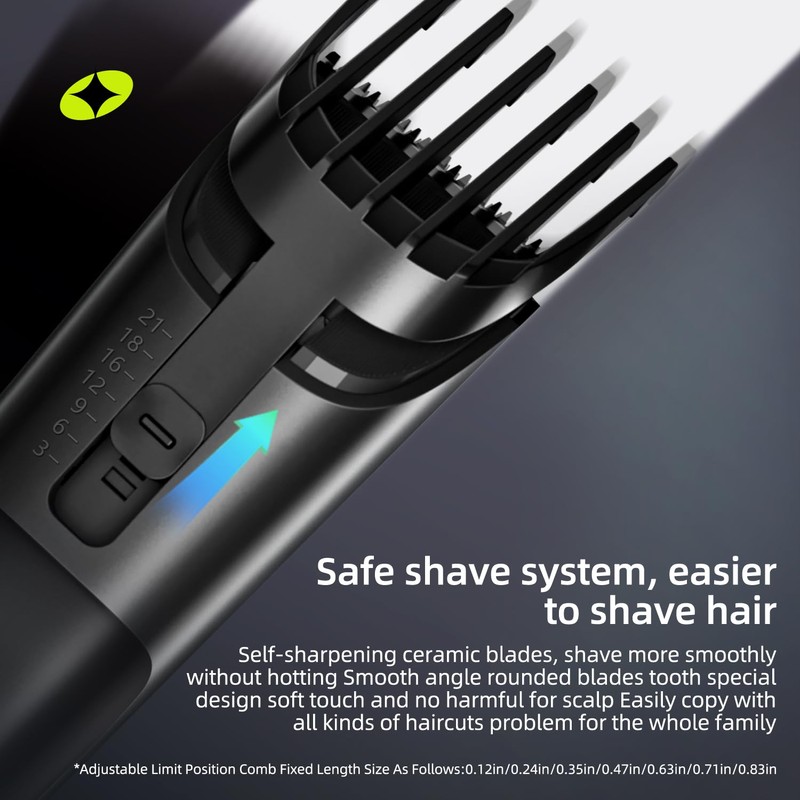 beici Hair Clipper Hair Trimmer for Men and Children Adjustable