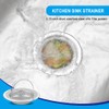 haodex Kitchen Sink Strainer Stainless Steel with Handle (3, Outer