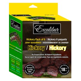 Excalibur JS6-H Hickory Jerky Mix Seasonings, 6-Count