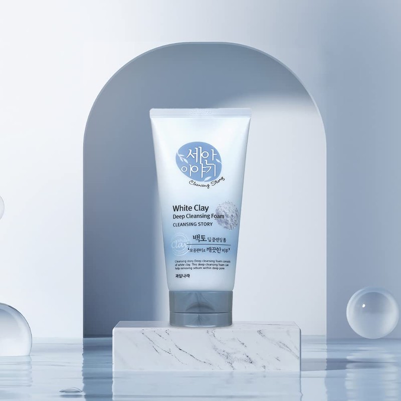 WELCOS KWAILNARA Cleansing Story Natural Facial Deep Foam Cleansing (White