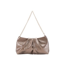 Elegant Evening Bag for Women Formal Clutch Dressy Handbags for Wedding/Prom/Party, Bronze