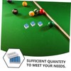 Parliky Snooker Chalk 12 Cubes Billiards Chalk for Smooth Tips