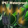 Neoglint 20Meters/65.6Ft 200LEDs Solar Powered Fairy String Light with Controller