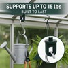 Plant Hook Set for Greenhouse - 50 Running Hooks &