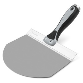 ROLLINGDOG Trockenbau-Eimerschaufel – 20,3 cm Edelstahl-Eimerschaber, Schlammschaufel für Trockenbau, Putz für saubere Farbe, Mörtel, Spachtelmasse usw