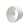 Whirlpool 481281718049 Exhaust Adapter Round Connection System 100/125 Ducting System