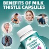 QANLOI Milk Thistle Supplement with Aloe Vera and Apple Cider
