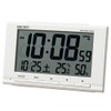 Seiko Clock SQ789W Table Clock, White, Product Size: 3.6 x