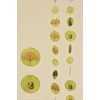 Capiz Garland [Set of 2 Green Indian, Ginkgo Length 1.80