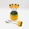Fruit Pineapple Shaped Dessert Cutlery Set FS237