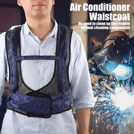 Compressed Air Cooler Vest, Vortex Tube Air Conditioning, Industrial Use for Welding Steel, Maximum Security