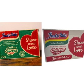 Indomie Onion and Chicken Flavor Noodles Box - Snack and Crispy - Specification: Onion flavor(5 pieces)