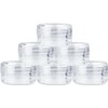 CUHZA Pack of 6 Transparent Empty Containers, 10 ml Empty