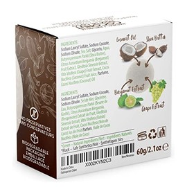 Jabón para el cabello con efecto barra de champú sólido y acondicionador, barras de champú 100% orgánicas para cabello con todos los aceites esenciale