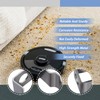 XTPTFABS Stainless Steel Vacuum Side Brush Mount Clips Compatible with