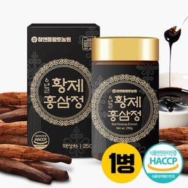 Chameundul Hwangto Nongwon 6년근 황제홍삼정 250g x 1병 6-Year-Old Emperor Red Ginseng Extract 250g x 1 Bottle