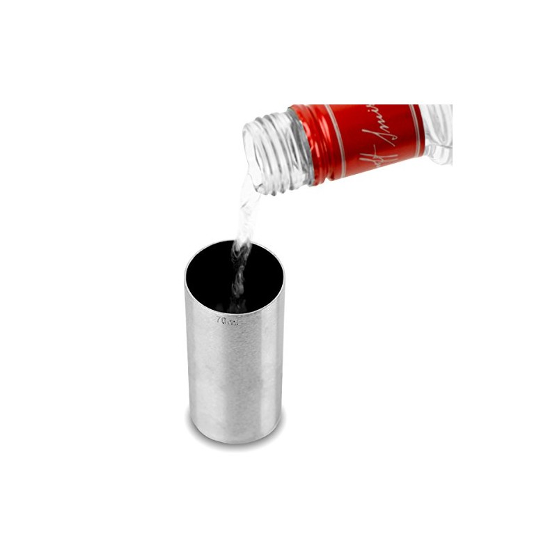 Bonzer Stainless Steel Thimble Measure CE 70ml | Professional Spirit